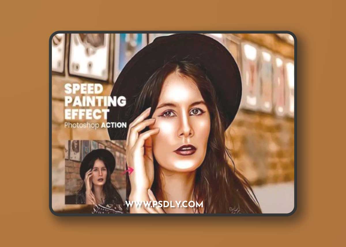 Speed Painting Photoshop Action