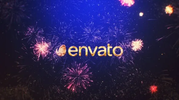Videohive New Year Fireworks Logo 49744051