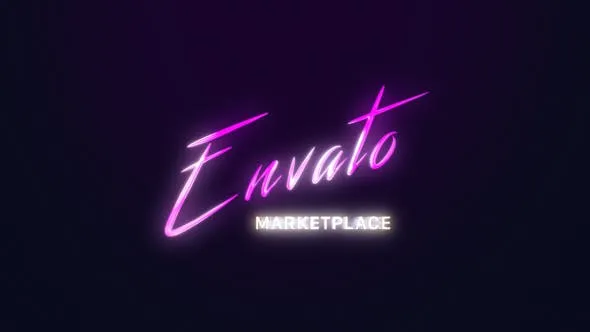 Videohive Retro Future Shining Logo 49704774