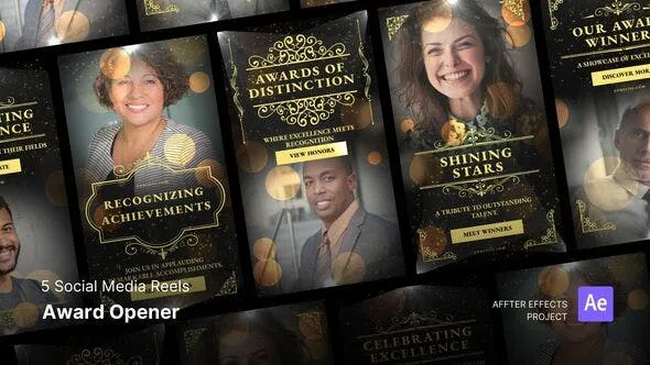 Videohive Social Media Reels - Award Opener After Effects Template 49576074