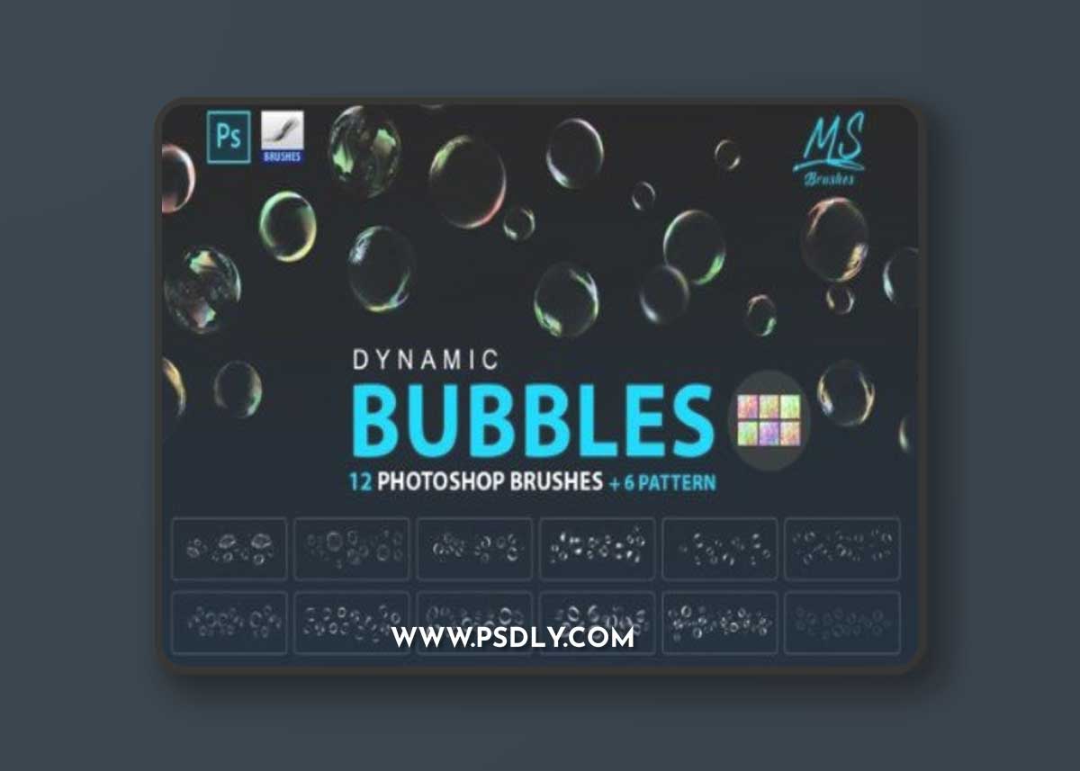 Water Bubbles Photoshop Brushes
