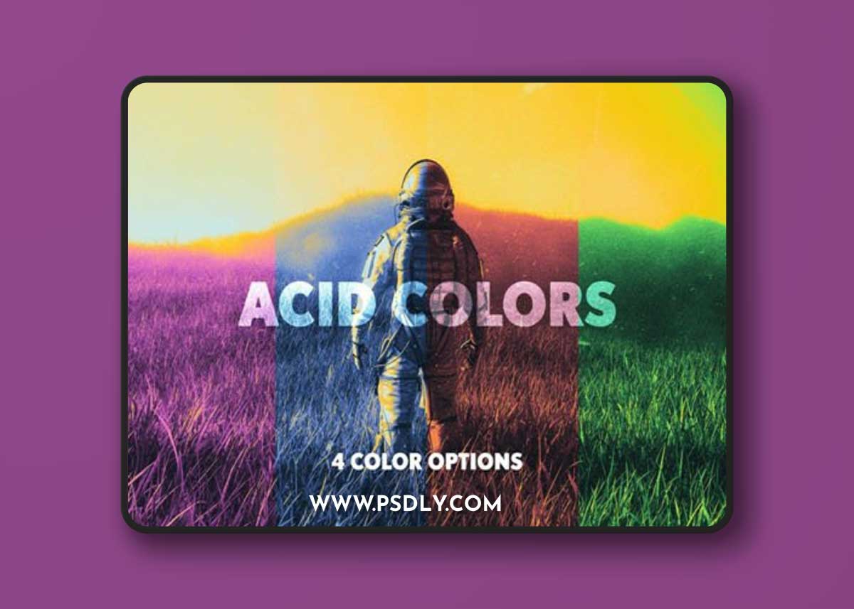 Acid Colors Photo Effect