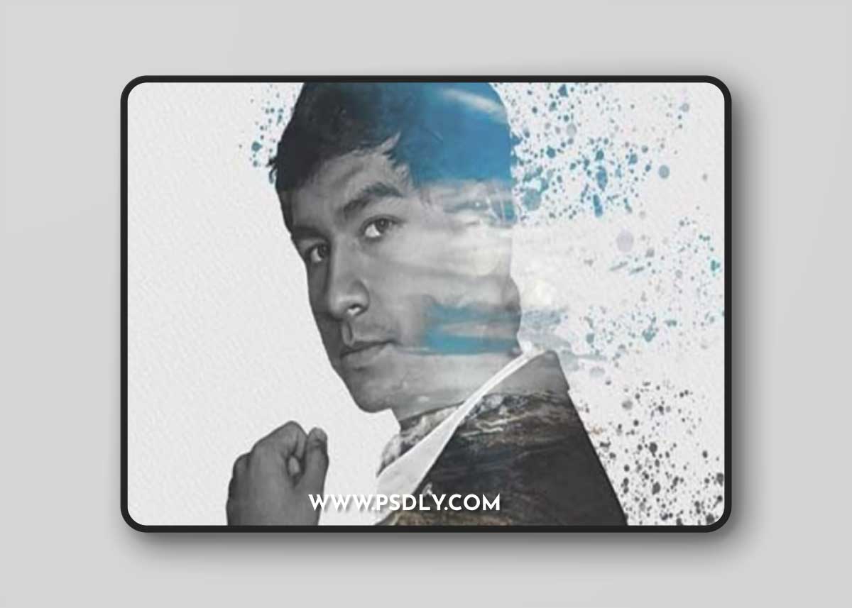 Portrait Watercolor Editable Effect