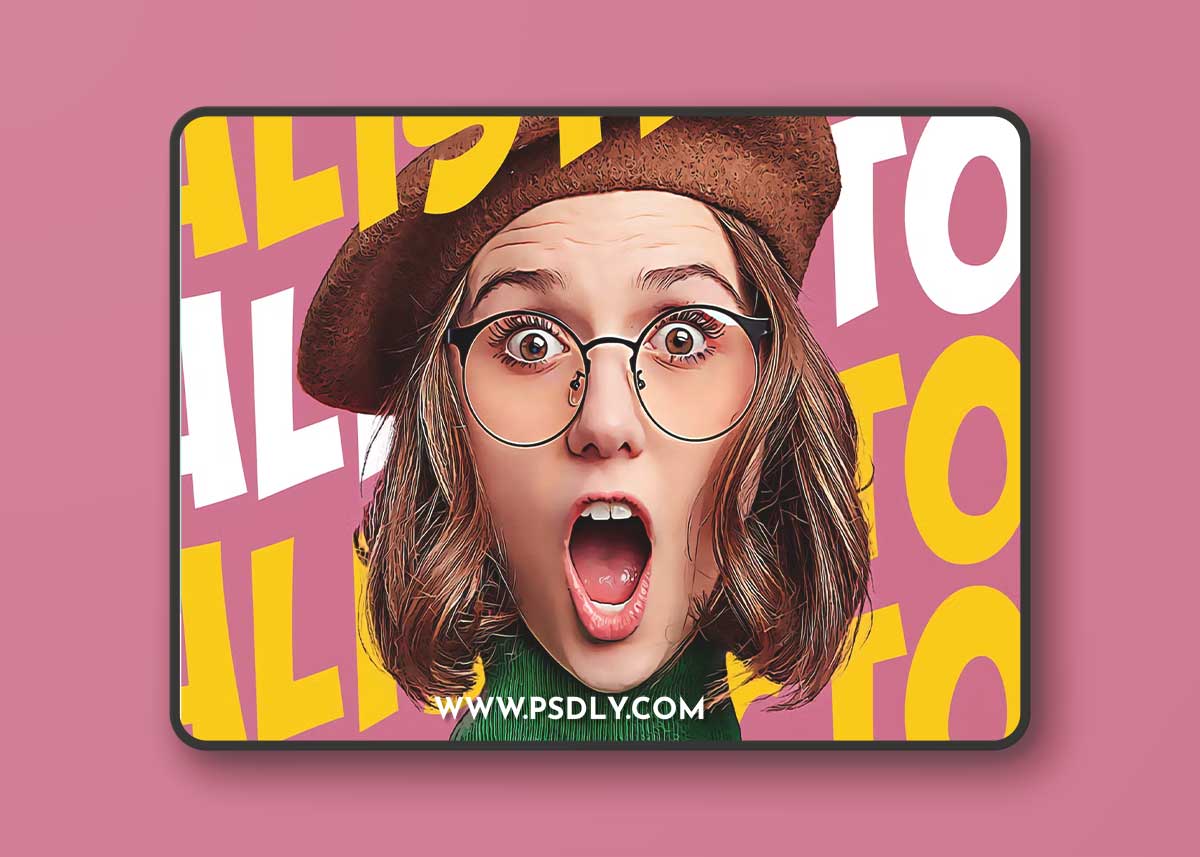 Realistic Toon Photoshop Action KBVHQGA