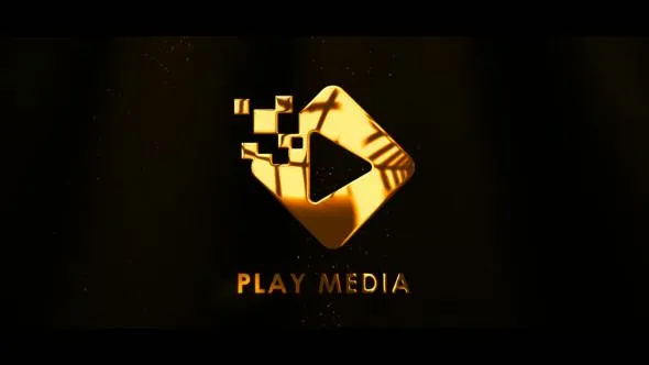 Videohive Golden Logo Animation 50399756