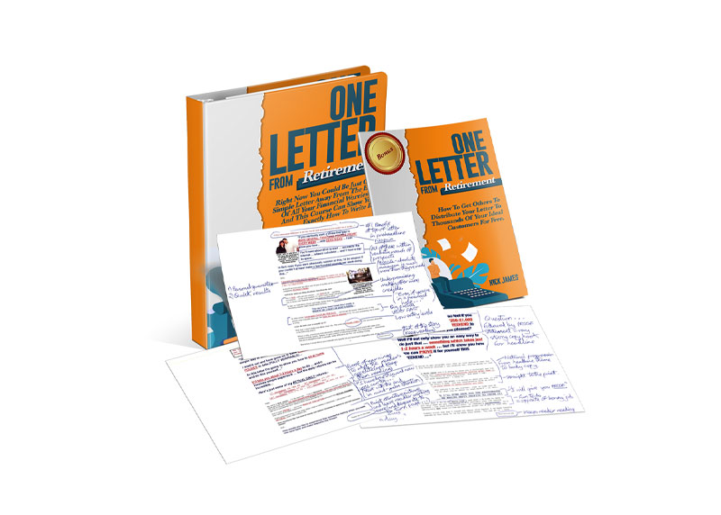 Just One Simple Letter Away From The End Of All Your Financial Worries…And I Can Show You How To Write It!