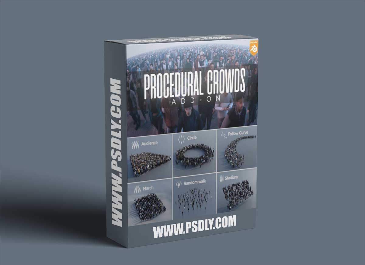 Blender Market - Procedural Crowds v2.1.2 + Assets 2