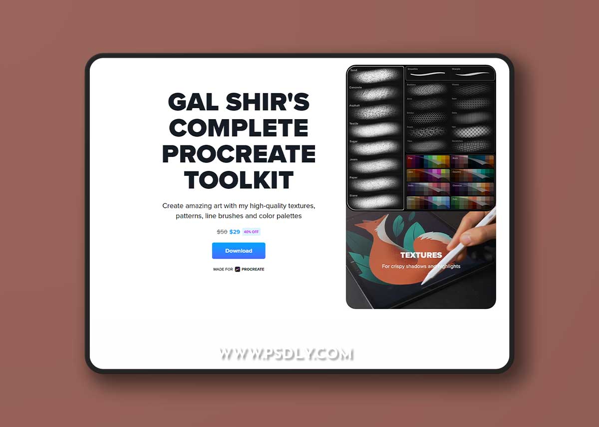 Gal Shir's - Complete Procreate Toolkit