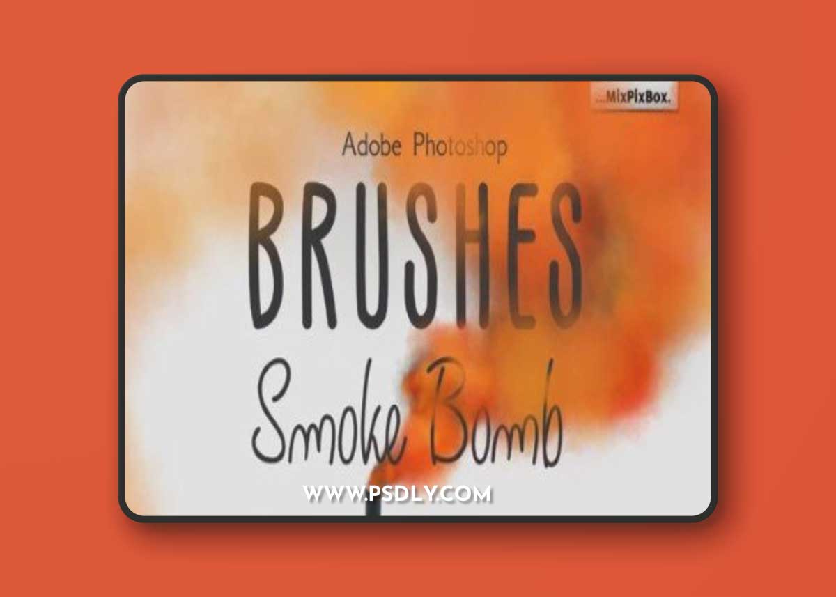 Smoke Bomb Brushes for Photoshop