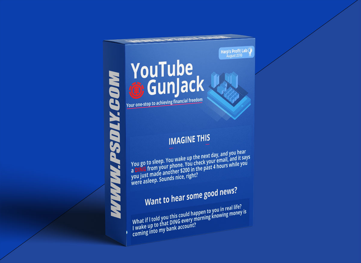 BUYSELLMETHODS – YOUTUBE GUNJACK – From $100 Daily to Financial Freedom With Youtube