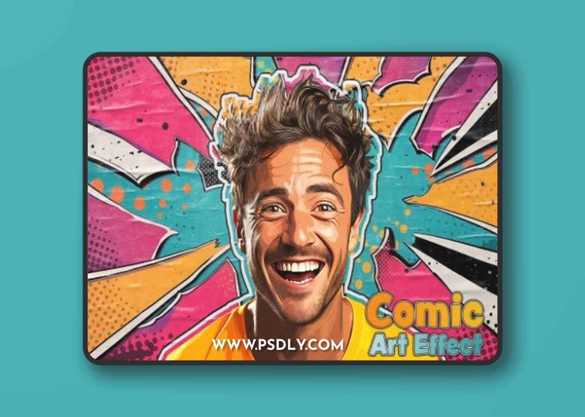 Comic Vector Art Photo Effect
