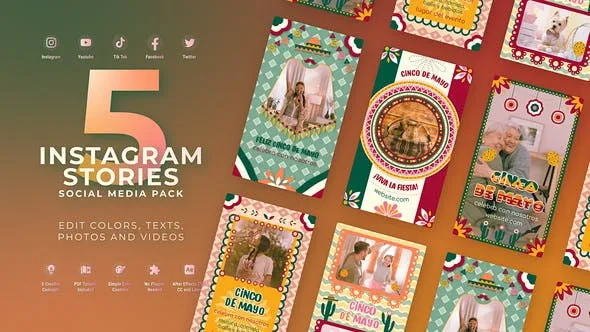 Videohive Cinco De Mayo Mexican Festival Instagram Reel 51884486