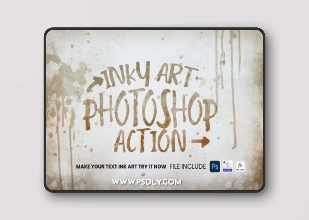 Watercolor & Ink Text & Shape Maker