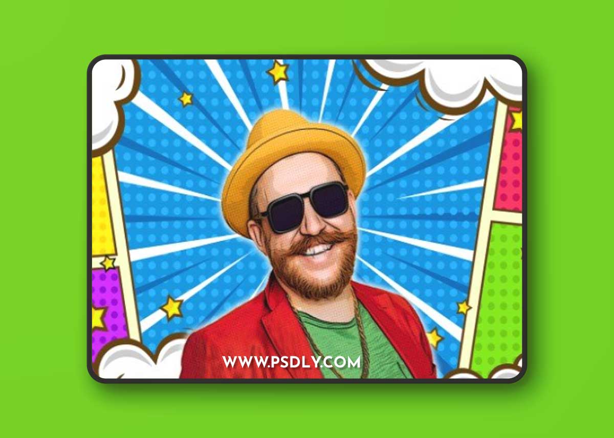 Comic Cartoon Art Photo Effect