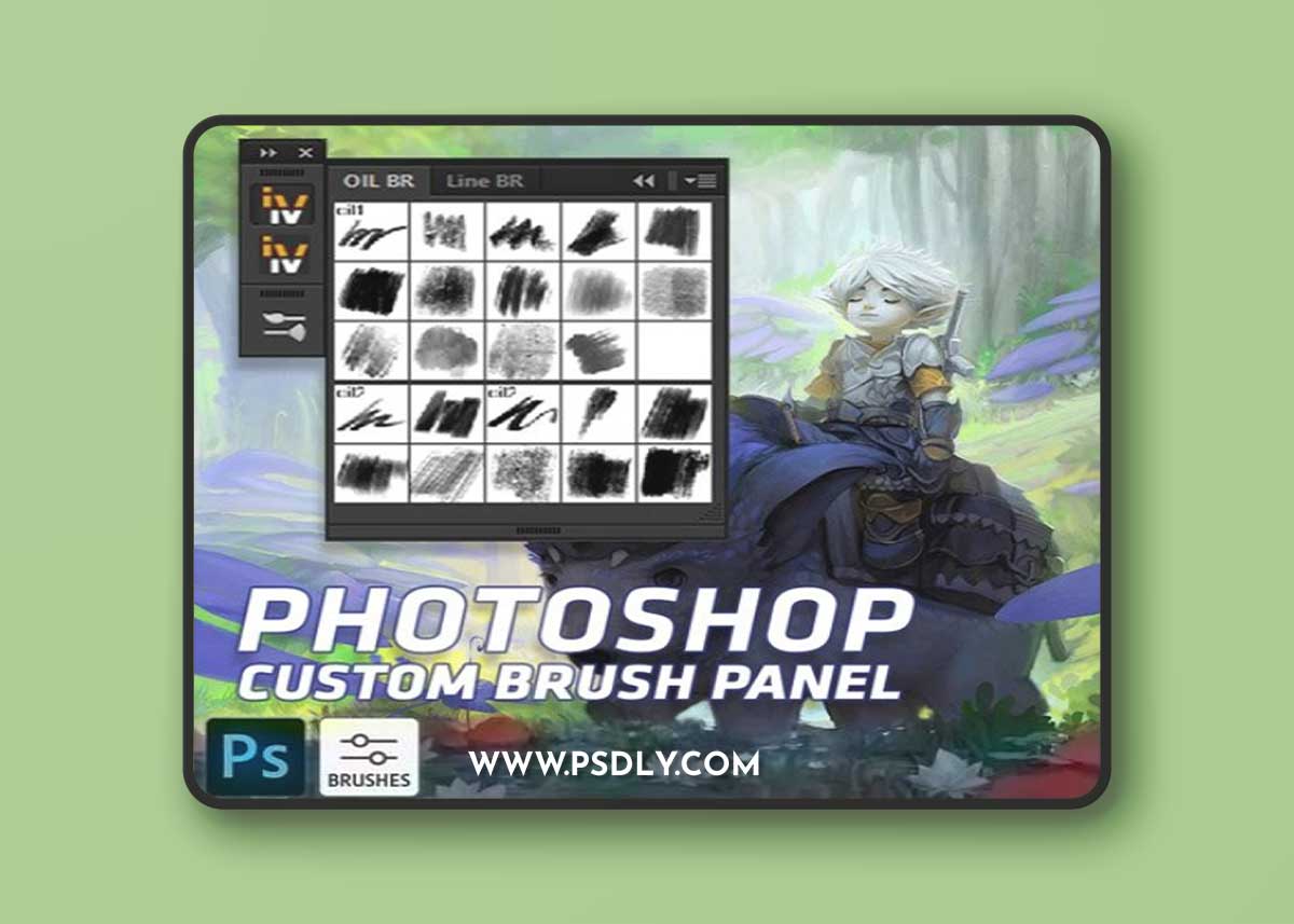 Photoshop Custom Brushes Panel