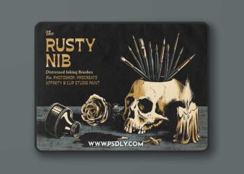 True Grit Texture Supply – The Rusty Nib for Photoshop