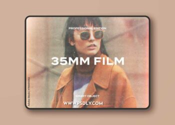 35mm Film Frame Retro Grain Light Leak Photo Effect