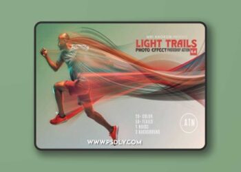 Light Trails Effect Photoshop Action