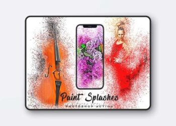 Paint Splash Photoshop Action