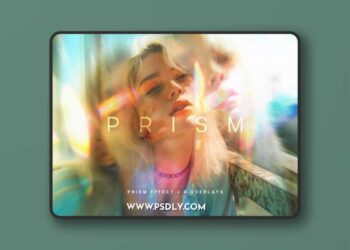 Prismatic Light Leaks Overlays