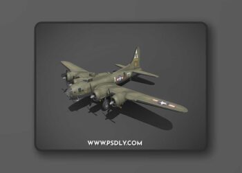 Boeing B-17 Flying Fortress 3d model