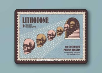 True Grit Texture Supply - Lithotone for Photoshop