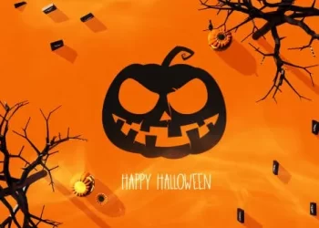 Videohive Halloween Logo Intro 13125510
