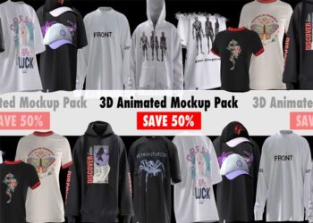 3D Animated Mockup Mega Pack
