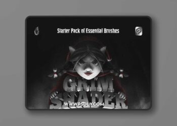 Grim Shader Clip Studio Brushes 2P3MT9U