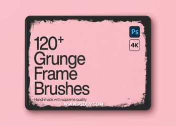 Grunge Frame Brushes for Photoshop