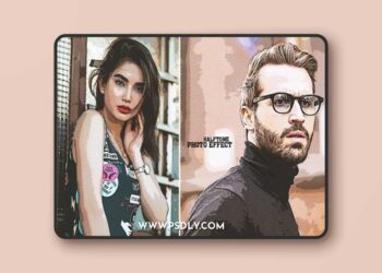 Halftone Photo Effect for Photoshop