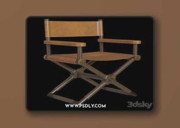 Holbrook Director's Chair 3D Model