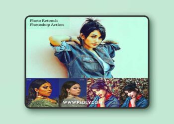 Photo Retouch Action for Photoshop