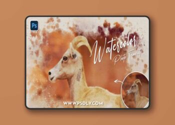 Watercolor Photo Effect K2D5HRR