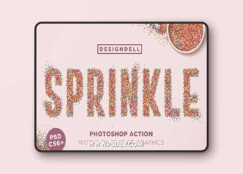 Sprinkle Photoshop Action GJD4VD6