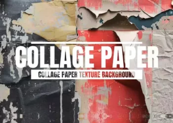 Videohive Collage Paper Texture Paper Background For After Effects 54327293