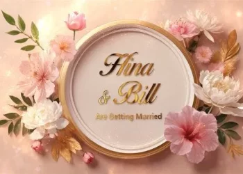 Videohive Elegant Golden Wedding Invitation Slideshow 53404525