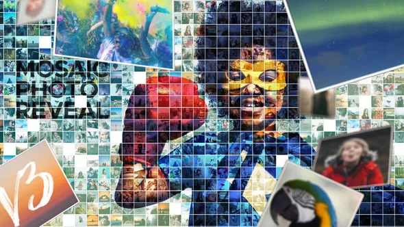 Videohive Mosaic Photo Reveal 7266788 1 Videohive Mosaic Photo Reveal 7266788