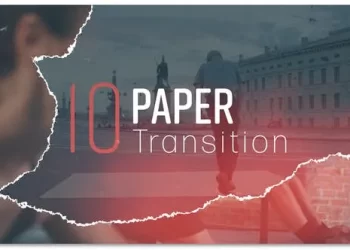 Videohive Torn Paper Transitions V2 54217413