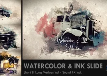 Videohive Watercolor Slideshow 8514684