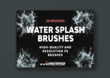 Water Splash Photoshop Brushes