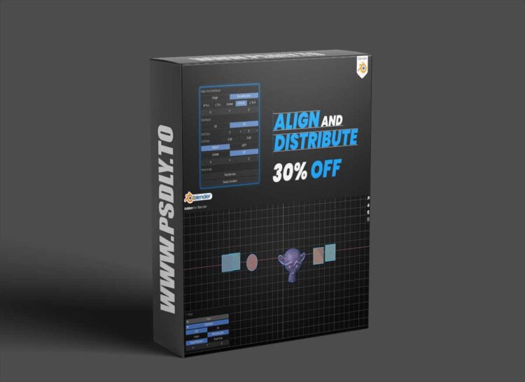 Align And Distribute v3.0.3 for Blender 1 Align And Distribute v3.0.1 for Blender
