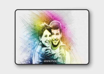 Crayon Art Photoshop Action