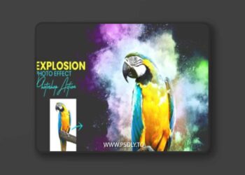 Explosion Photoshop Action