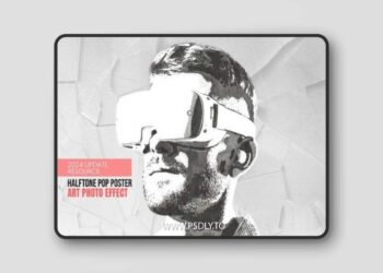 Halftone Pop Poster Art Effect