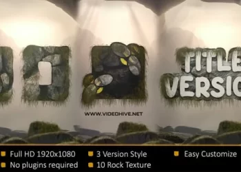 Videohive Moss Grass Stone Countdown 54620130