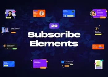 Videohive Subscribe Elements 54877072
