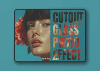 Cut Out Glass Effects for Photoshop