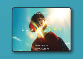 Light Leak Overlay Effect for Photoshop