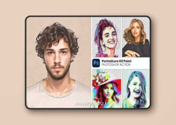 Portrait 0il Painting Action